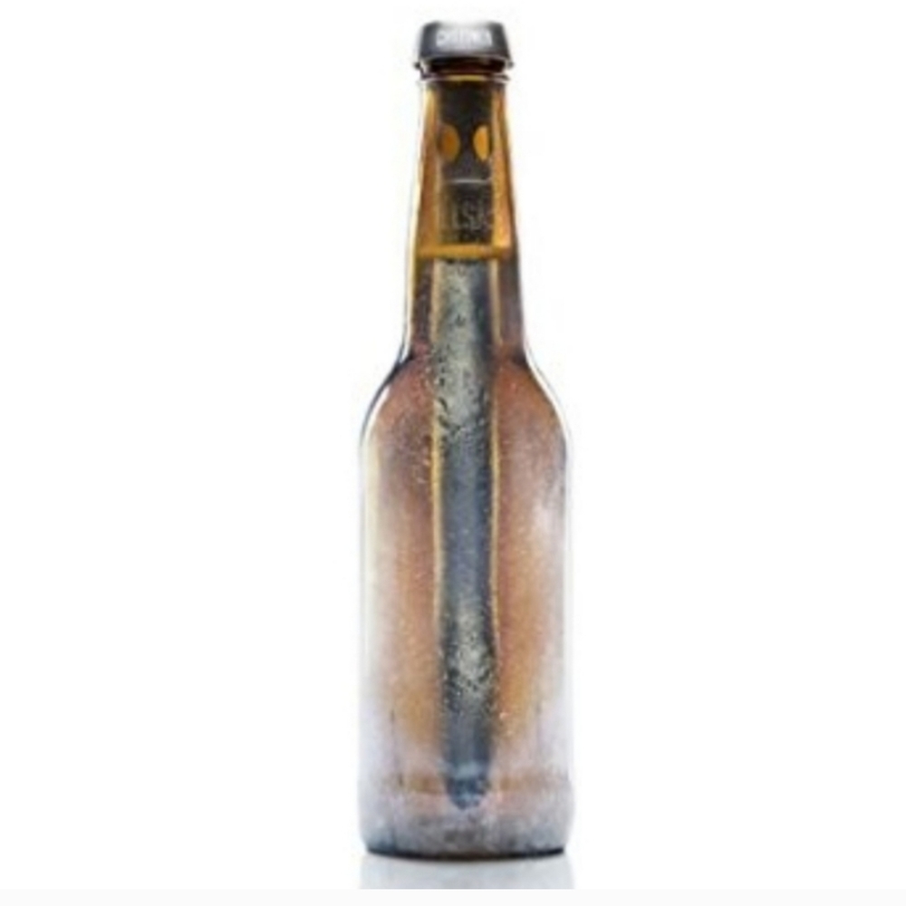 Corkcicle Chillsner Beer Chiller, Silver, 1-Pack